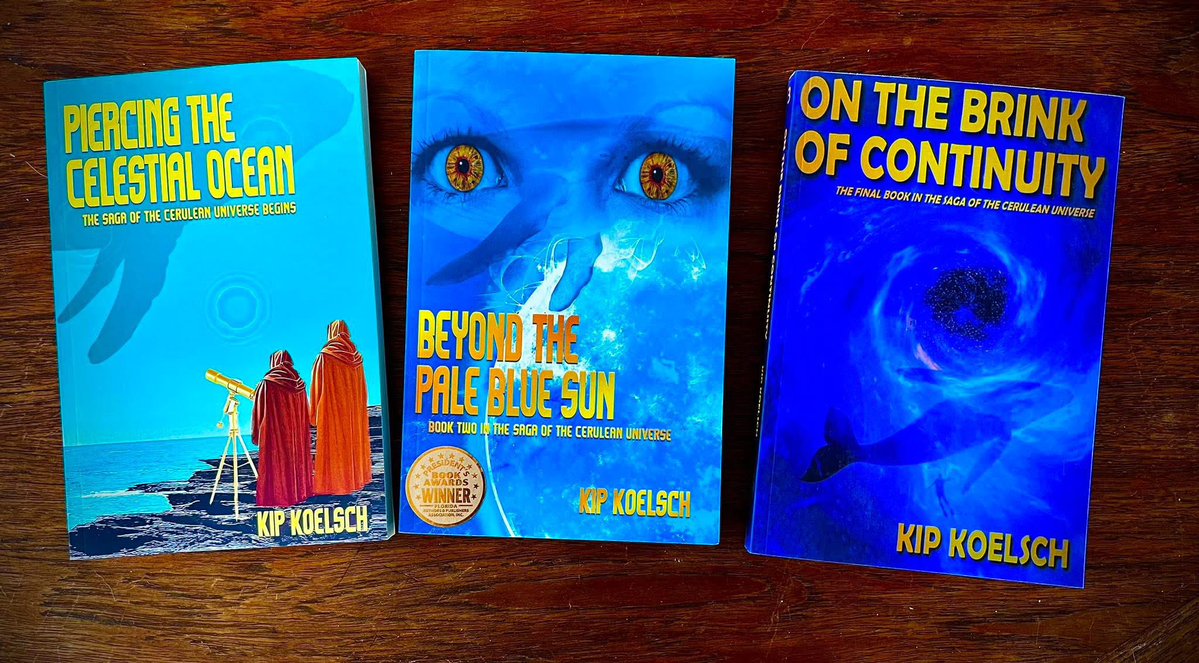 KipAuthor's tweet photo. Interstellar submarines with Vortex Drives?Whirlpool/wormholes connecting different universes? An epic cast of characters that includes sentient whales and other sea creatures? Immerse yourself in the Saga of the Cerulean Universe.

#scifibooks #spaceopera #scifiseptember #books https://t.co/ljFRHsjkB3