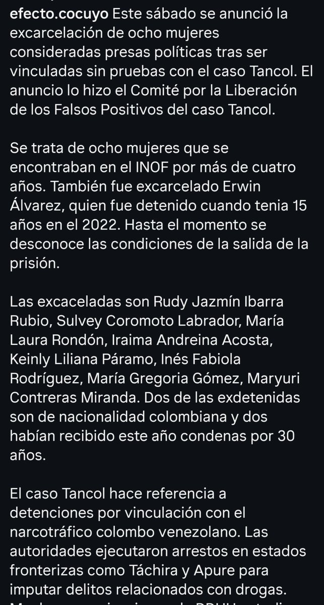 LuisCarlos's tweet photo. Esta es una pequeña muestra de lo que la revolución bolivariana le ha hecho a las mujeres presas políticas. Desde torturas hasta provocar abortos.
Pueden ver las historias de @EfectoCocuyo @VPITV y @arnaudeznao (que fue excarcelada este año también).
Prohibido olvidar. https://t.co/jEQ3nfMp0N