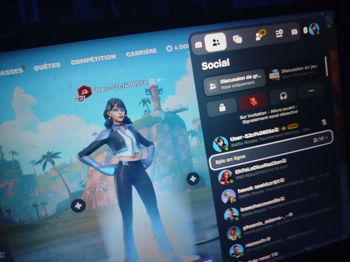 PatatoGear5's tweet photo. Hello @FNCompetitive @FortniteStatus @Fortnite @FortniteFR I changed my epic to "525 523 521" (reference to the World Cup ranking) but it gave me this. Could you please fix it? https://t.co/UJhzAJcSHJ
