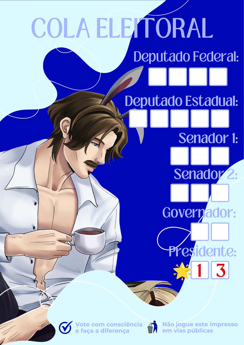 acervoatlasm's tweet photo. — ELEIÇÕES 2026 🩺💙

Nós, do acervo Dr. Atlas Muller, resolvemos fazer uma colinha eleitoral para as eleições deste ano. Devido ao cenário político que estamos vivendo, é inviável não nos posicionarmos sobre. Declaramos aqui que o acervo é 13!!! 

— 🐚,🫀 &amp; ☕️. https://t.co/EaEMKAAM8v