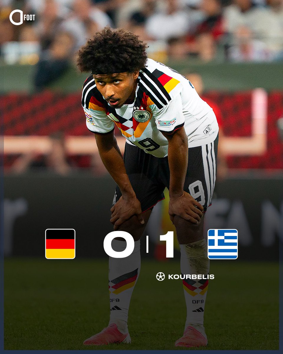 ActuFoot_'s tweet photo. 🚨🚨 LA GRÈCE 🇬🇷 NEW GÉNÉRATION FAIT TOMBER L’ALLEMAGNE 🇩🇪 DE KLOPP !!!!!! 🤯🤩
LES GRECS SONT LEADERS DE LEUR GROUPE DE LIGUE DES NATIONS (groupe avec les Pays-Bas, l’Allemagne et la Serbie.)
1 point sur 6 pour les Allemands de JÜRGEN KLOPP… https://t.co/CSwXIkrx3O