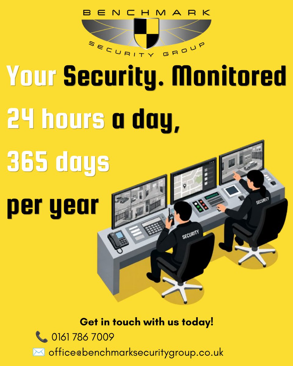 BenchmarkSGP's tweet photo. Get a free, personalised quote for your home or business security today!
Contact us for information about our services👇🏼
🔗 Head Office: 0161 786 7009
🔗 Installations team: 0161 511 3263
🔗 info@benchmarksecuritygroup.co.uk

#CCTVInstallation #SecuritySystems #GreaterManchester https://t.co/K08oqVmA2H