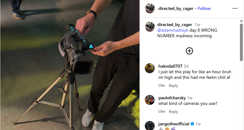 avinger_jr's tweet photo. Man, @KiDCuDi and DP Adam Madrzyk are working on WRONG NUMBER!!
I had feeling Cudi had good taste for visual language for photography!
I had feeling it will have some atmosphere and lighting as well!
He is gonna nailed it as director and writer. #MADSOLAR #DOE #WrongNumber https://t.co/qFLgS4BIfi