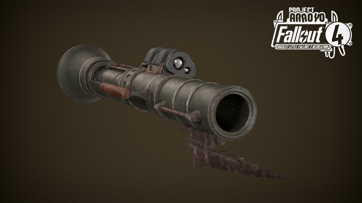 ArroyoProject's tweet photo. Here is a look at our rocket launcher for our Fallout 2 Remake mod!

We’ve added support for a few attachments including a bayonet. https://t.co/QwbYwa39rC