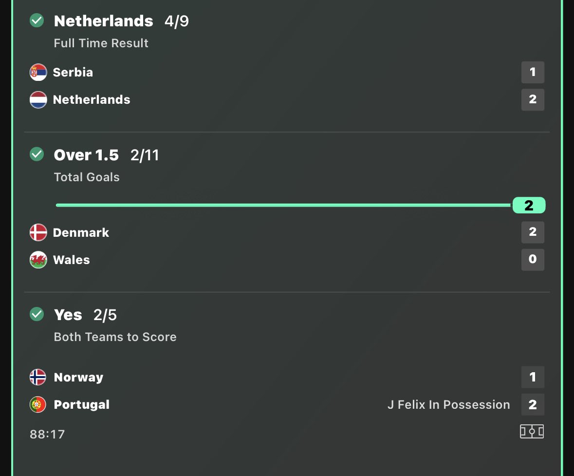 ProSportsP10's tweet photo. BOOMMM Acca Of The Day ✅✅✅

Drop a ❤️ https://t.co/gxRXC2ciVR