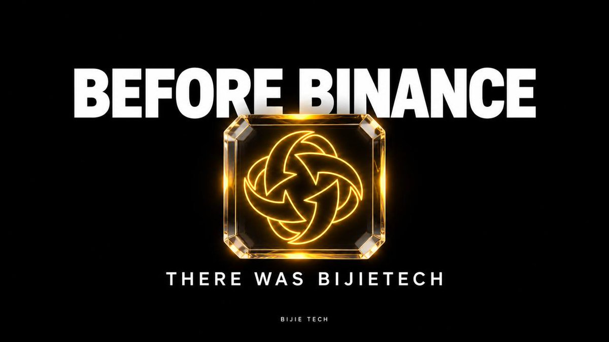 BijieTechBNB's tweet photo. Everyone knows what came after.
Almost nobody remembers what came before.
Before Binance, there was BijieTech.
Study the origins. https://t.co/oWBaqYdcg0
