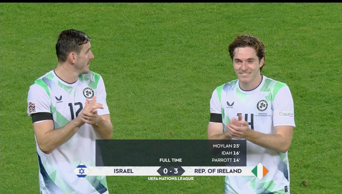 wnialloconnor's tweet photo. Proud of the lads tonight 🇮🇪 ☘️ #ISRIRE https://t.co/TKjQNnnzyN