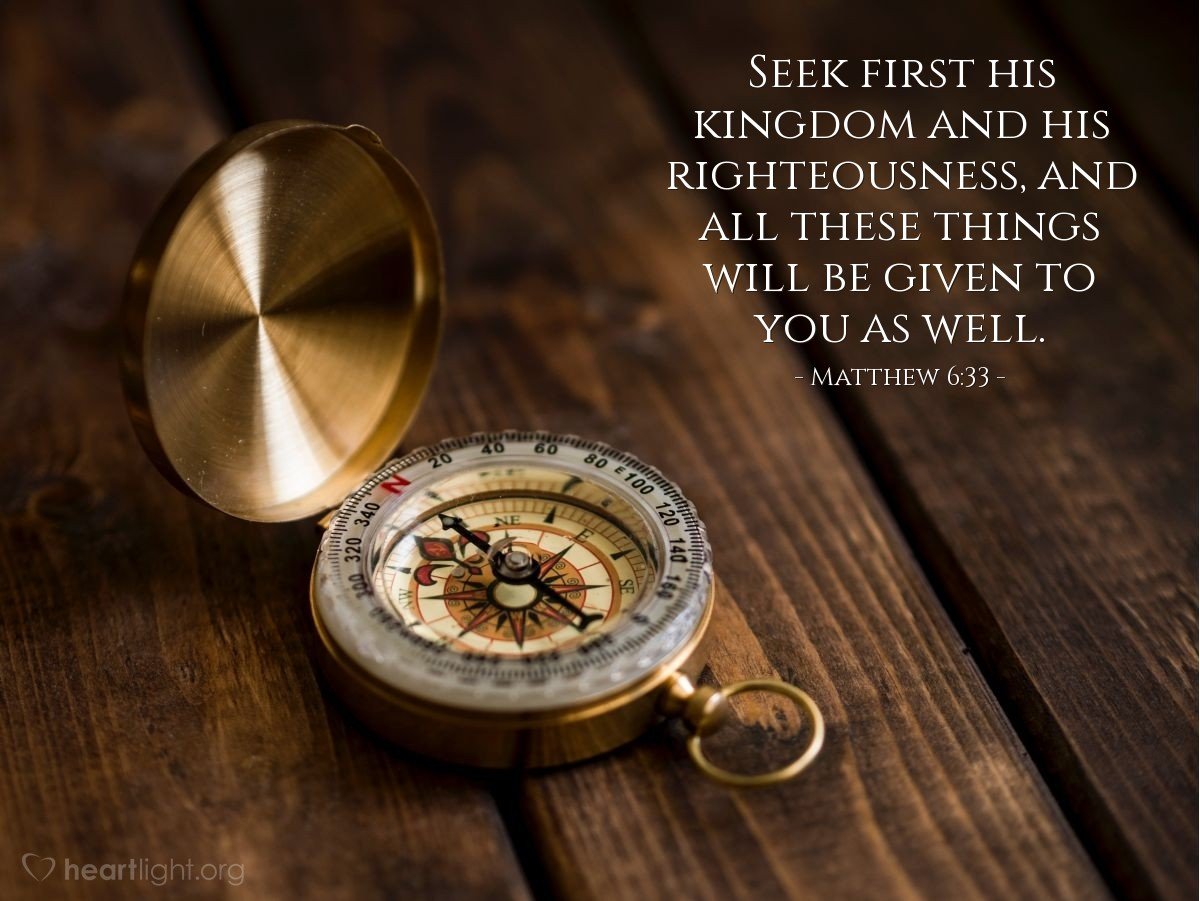 justwally48's tweet photo. Seek first his kingdom and his righteousness, and all these things will be given to you as well. — Matthew 6:33 https://t.co/XWIbGFoYme