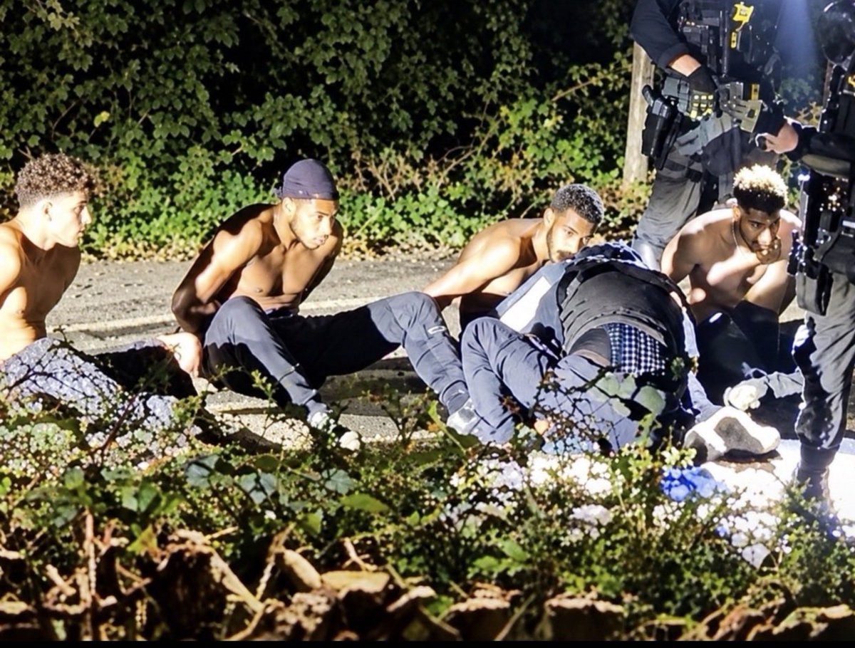 SylwiaToka43618's tweet photo. Mainstream media blur potential suspects’ faces from the incident near RAF Fairford.

Meanwhile the rest of us already saw the uncensored pictures on X.

BBC:                                                    X: https://t.co/XiMNlklQLr