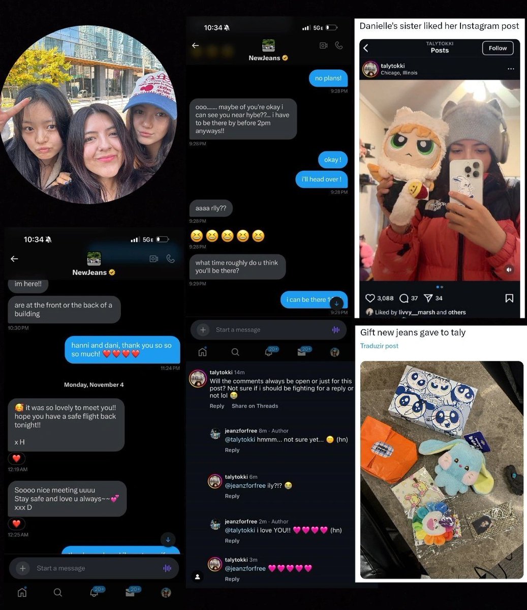 ayeongynh's tweet photo. newjeans being close friends with a white pdf file who said the n word multiple times &amp; constantly used to hate on hybe artists https://t.co/WhLoCC5dVZ