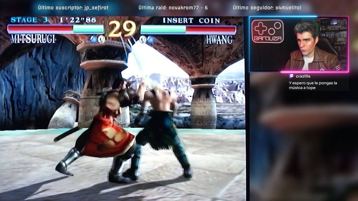 gamuzagaming's tweet photo. ¡Lo hemos pasando genial jugando a la Dreamcast! ¡Las peleas de #SoulCalibur, huir de la ballena con #SonicAdventure, revivir el #CrazyTaxi, o disfrutar de #Shenmue haciendo cosplay de Ryo! ¡Gracias por acompañarnos, gamuzinos! https://t.co/iEb90WdYw8
