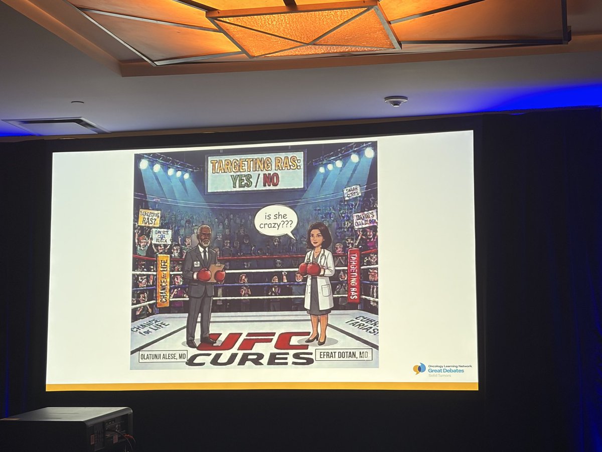 CheSturridge's tweet photo. Such a Great Format @OLNGreatDebates to learn the “ Why &amp; Why Not?” This one had all the intrigue of  Tyson vs Holyfield if they were GI Oncology KOLs @efratdotan @TunjiAleseMD  &amp; no Championship bout is complete without @CathyEngMD &amp;@YJanjigianMD keeping order in the ring ! https://t.co/cQFgZxdPdT