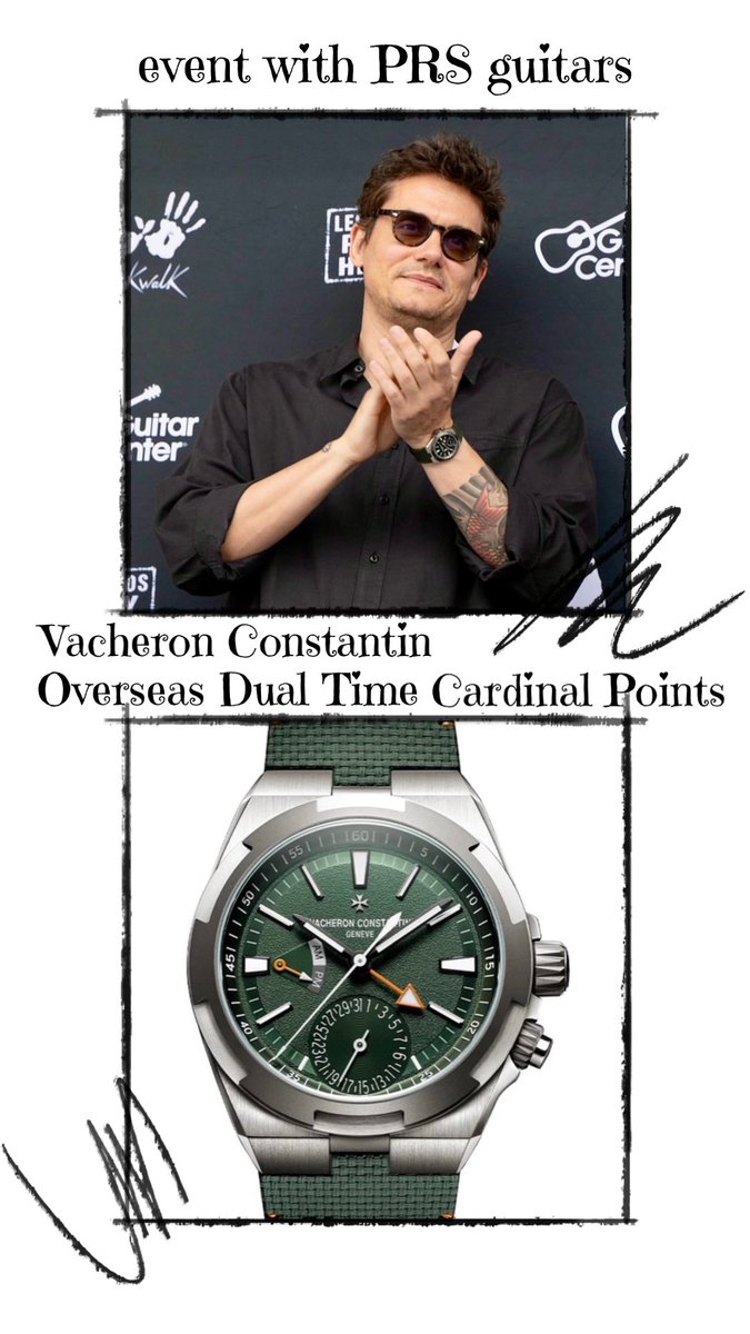 konosuke415's tweet photo. Vacheron Constantin
Overseas Dual Time Cardinal Points
Price currently around $60k💰(9,431,100 JPY💴)
John has been spotted wearing this a few times recently. This time at an event with PRS guitars🎸
#vacheronconstantin #johnmayer #watch #horology #watchesofinstagram https://t.co/tKGXNefcKz