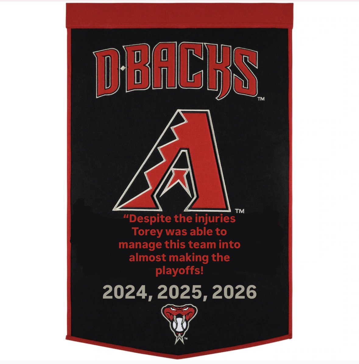 DbacksDispatch's tweet photo. Hang it from the rafters!! https://t.co/FUueEJEKww