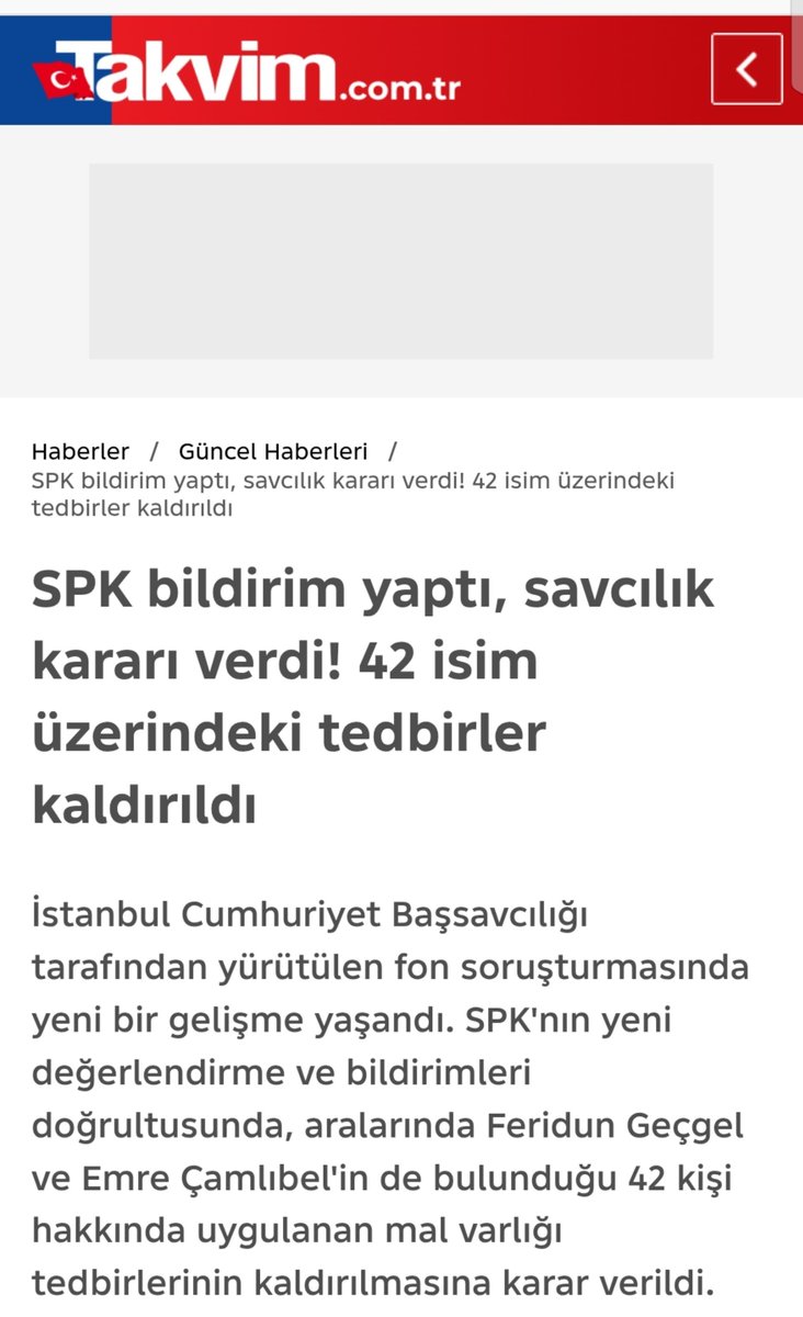 AnKaRaLI0678's tweet photo. Takvim gazetesi haberine göre:

Fon sorusturmaları kapsamında  42 isim üzerindeki tedbirler kaldırıldı

Muhammed Yarız

Serdar Turhan

Abdullah Ercan

Melis Sandal

Emrullah Ercan

Ömer Bedir Çetinel

Mustafa Dedik

Hakan Yıldız

Erdin Özel

Enver Geçgel

İsmet Öğüt

Tarzan Tarık Sarvan

Tolga Aydin

Ezgi Kaya

Burhan Tunç Özkan

Mehmet Selçuk Aksoy

Turgay Ceylani

Rıza Kandemir

Cengiz Avcı

Furkan Talay

Metehan Ülgener

Ali Yıldız

Kazim Kocapınar

Hakan Dıravacı

Şeyhmus Yeşilmen

Şadi Türk

Nihat Kırmızı

Mahmut Vural Erkoç

Ali Acar

Hale Elpe

Alim Bilen

Ayşe Gökdemir

Ercan Çömez

Çağlayan Yağcı

Feridun Geçgel

Mehmet Emre Çamlıbel

Caner Bingöl

Enes Can Demir

Türker Tekten

Salih Tuncer Mutlucan

Egemen Sönmez

Gül Ayşe Çolak