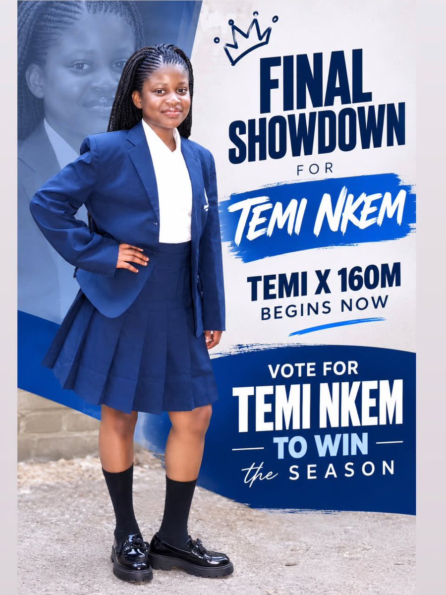 Temiinkem's tweet photo. Teminators, this is our LAST PUSH!!!!

No slowing down, no distractions…

EVERY SINGLE VOTE COUNTS.
The goal is simple: For Temi to win!!!

So let’s show up, vote like winners, and leave no stone unturned. 🙏🏽

#TemiNkem #Bbnaija https://t.co/6Wj3Hi0Rev
