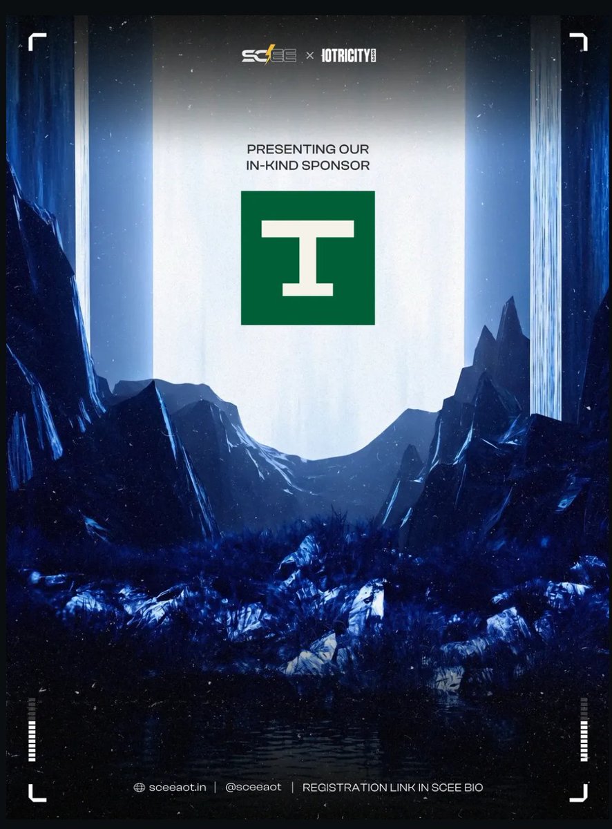 tendrilhq's tweet photo. Builders keep ecosystems alive.

We're excited to support SCEE × IOTRICITY and can't wait to see what gets shipped.

See you at the hackathon. https://t.co/C7UK5GgNcP