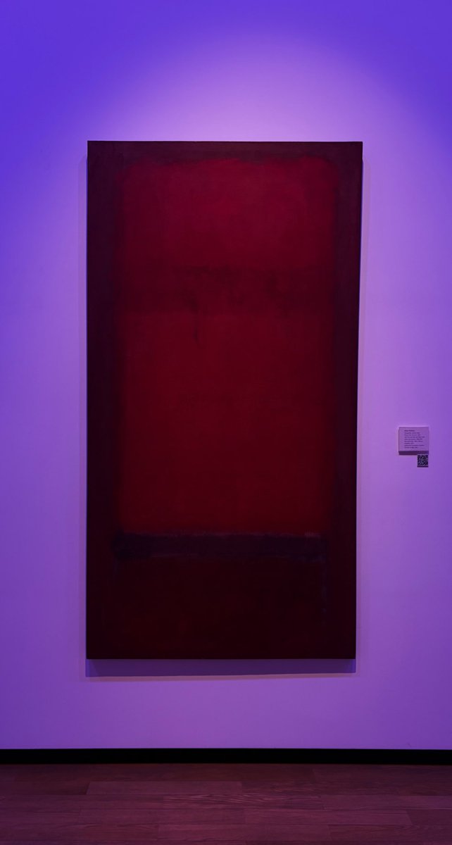 andxqueen's tweet photo. Finally got to see one of Mark Rothko's paintings IRL. 
Go see some art 🖌️ https://t.co/dUNUEykDq2