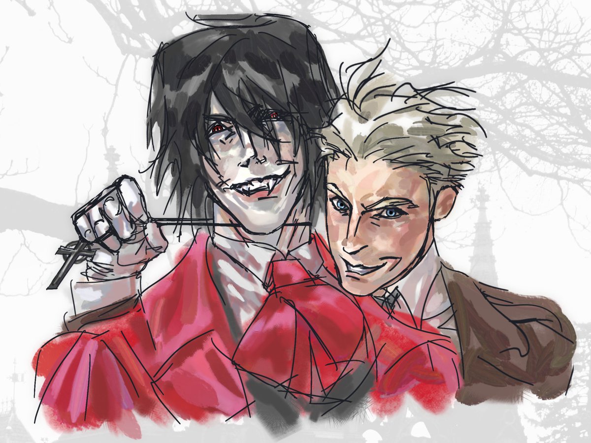 Piysek's tweet photo. #hellsing #alucard #arthurhellsing https://t.co/Scv8ijVKye