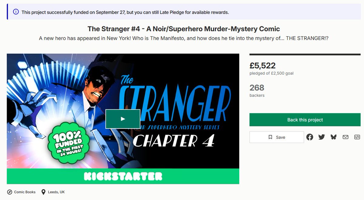 TheStranger_KS's tweet photo. THE STRANGER ISSUE 4 IS FUNDED!

Thanks so much to everyone who has supported the project over the past month, we cannot wait to get this into your hands! https://t.co/MLqoX5t20s