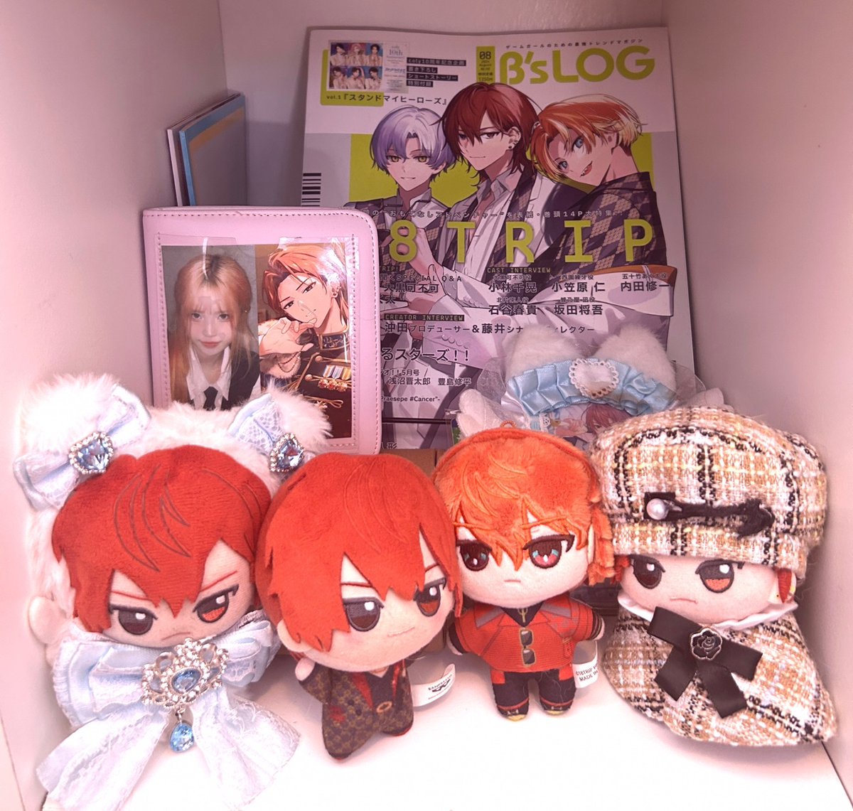 machir1ze's tweet photo. reorganized my shrine!
its been a mess ever since i got shumai😵‍💫
she loves grabbing renga from the cubbies :< https://t.co/fKgwGGyXK1