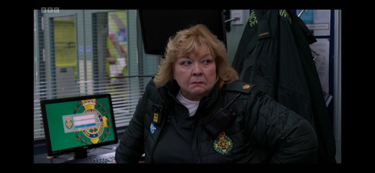 mustbesung's tweet photo. “We’re a team. A strong team. I wouldn’t be here if I didn’t believe that.” Jan’s face! 😭 She knows that all too well…Iain literally wouldn’t be here, as in, alive today if it wasn’t for them. 😭 #Casualty #SupplyAndDemand https://t.co/EviOaJr53D