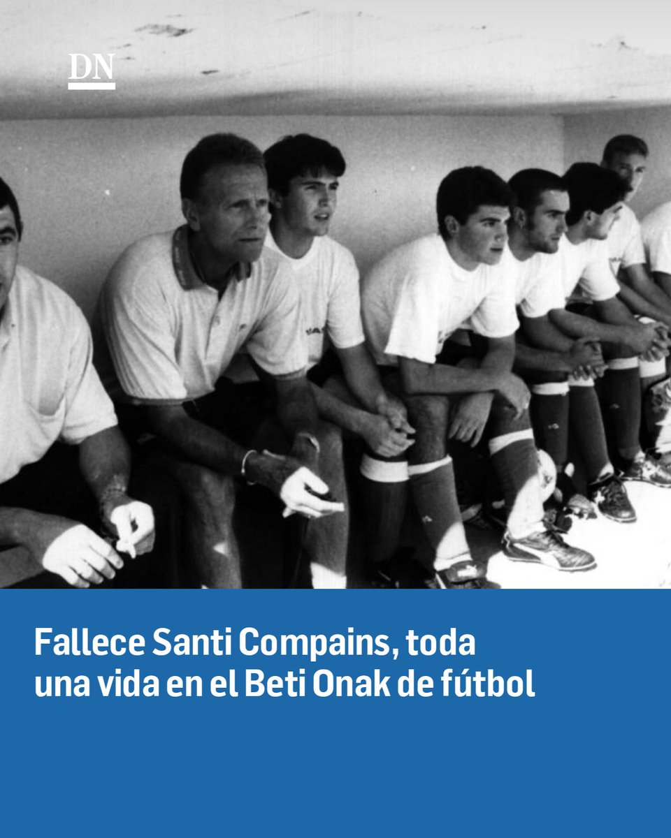 DN_deportes's tweet photo. Fallece Santi Compains, toda una vida en el Beti Onak de fútbol https://t.co/ssdtTAxGJP https://t.co/DwnIIUQwca