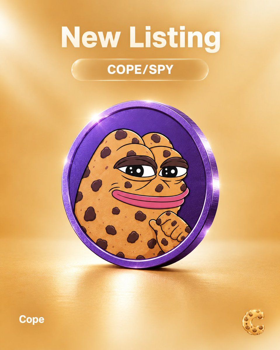 Coorwadotfun's tweet photo. $COPE is now live on Coorwa paired with SPY. https://t.co/6WwQ1Uj1X1