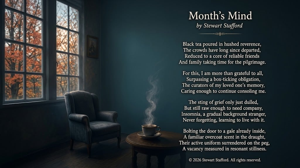 TheVorbing's tweet photo. @NewsHour Month's Mind, my latest poem.
https://t.co/IlQSJBCQSd
#poem #poems #poetry #poet #poets #poetrylovers #poetrycommunity #poeticlalit #PoetryInPictures #Poesía #grief #Grieving #bereavement #loss #death #DeathofMe #insomnia #sad #sadness #remembering #rememberwhen #remembrance https://t.co/ToWAmUr1Vd