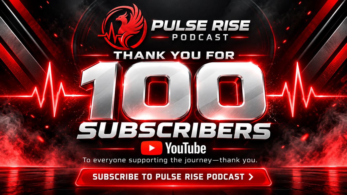 BAALLC's tweet photo. 100 subscribers on YouTube! Thank you to everyone supporting Pulse Rise Podcast. Every watch, share &amp; subscription means a lot.

More athletes, coaches, community stories, entertainment &amp; lifesaving CPR content coming!

Subscribe &amp; grow with us. We’re just getting started! 🔥 https://t.co/saGn8PST6H