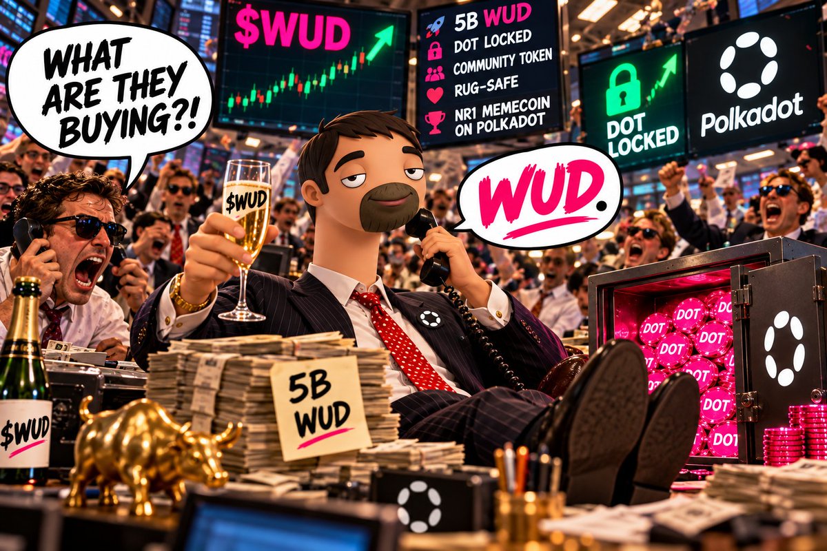 s0m3thingelse85's tweet photo. What to buy?

5B $WUD

Join the fun

$DOT #Polkadot https://t.co/ySGsW0xLt7