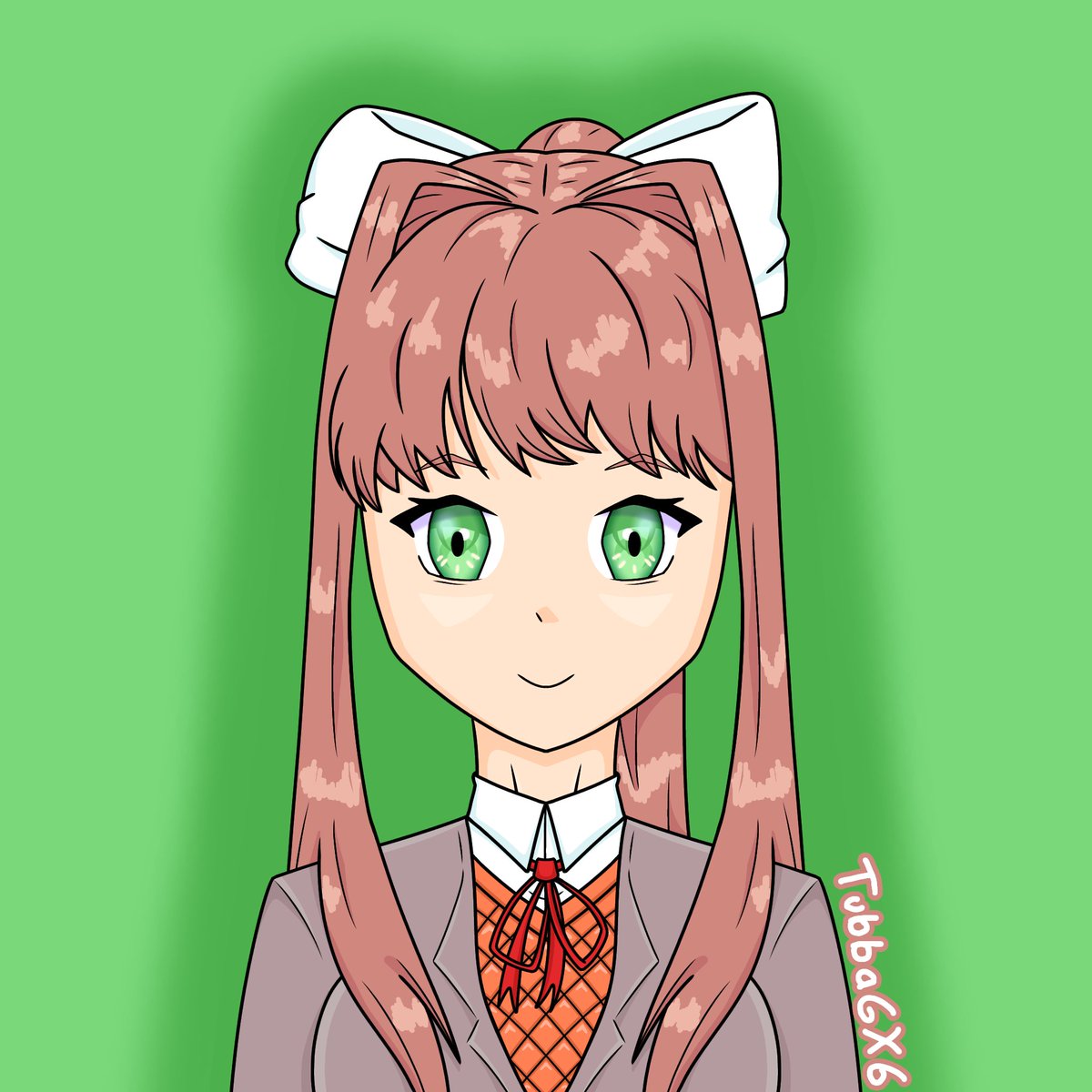 TubbaGX6's tweet photo. Continuando con el #ABCfanart

Dibujo de Monika que se tardó como 5 horas
Ahora la siguiente letra es "R"
¿Que personaje con "R" les gustaria que sea el siguiente?

Si no hay opción dibujo el que quiera y si hay opciónes se elegirán al azar
#ABCfanartchallenge #DDLC #Monika https://t.co/PcG7iqwBCy