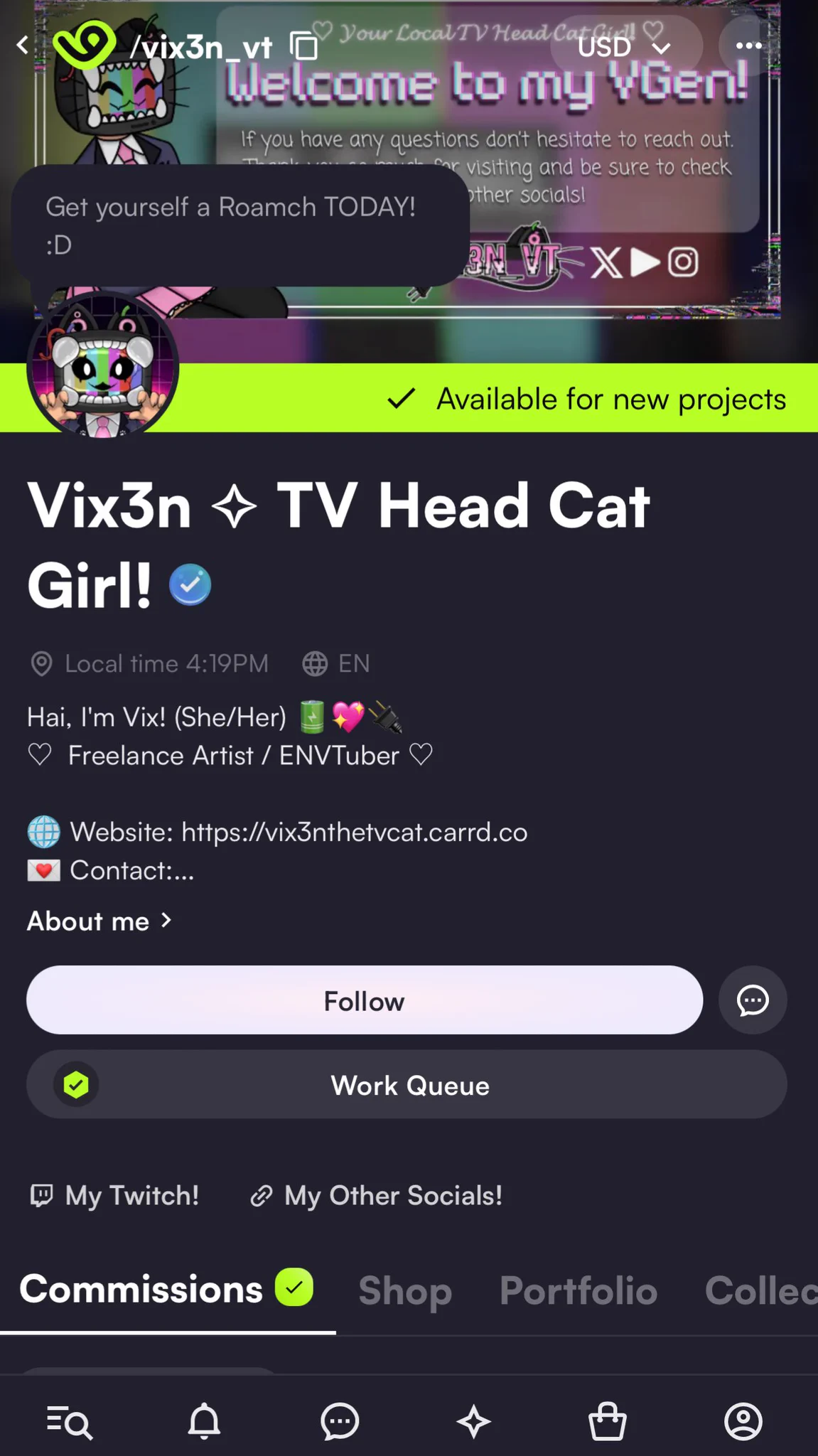 Vix3n 💖🔌 | TV Cat Girl VTuber! 【VClanker】 on X: 