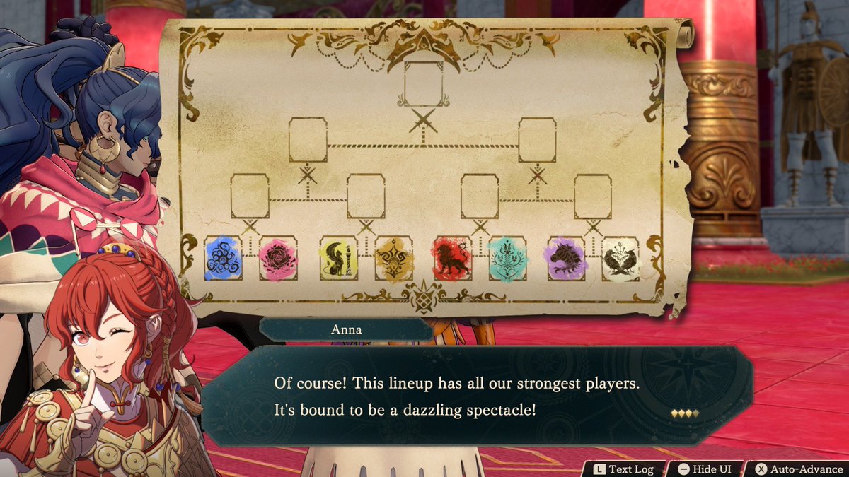 wiill64's tweet photo. I can see how they originally wanted 8 main characters with the bracket set up https://t.co/0Vs5LRjQ55