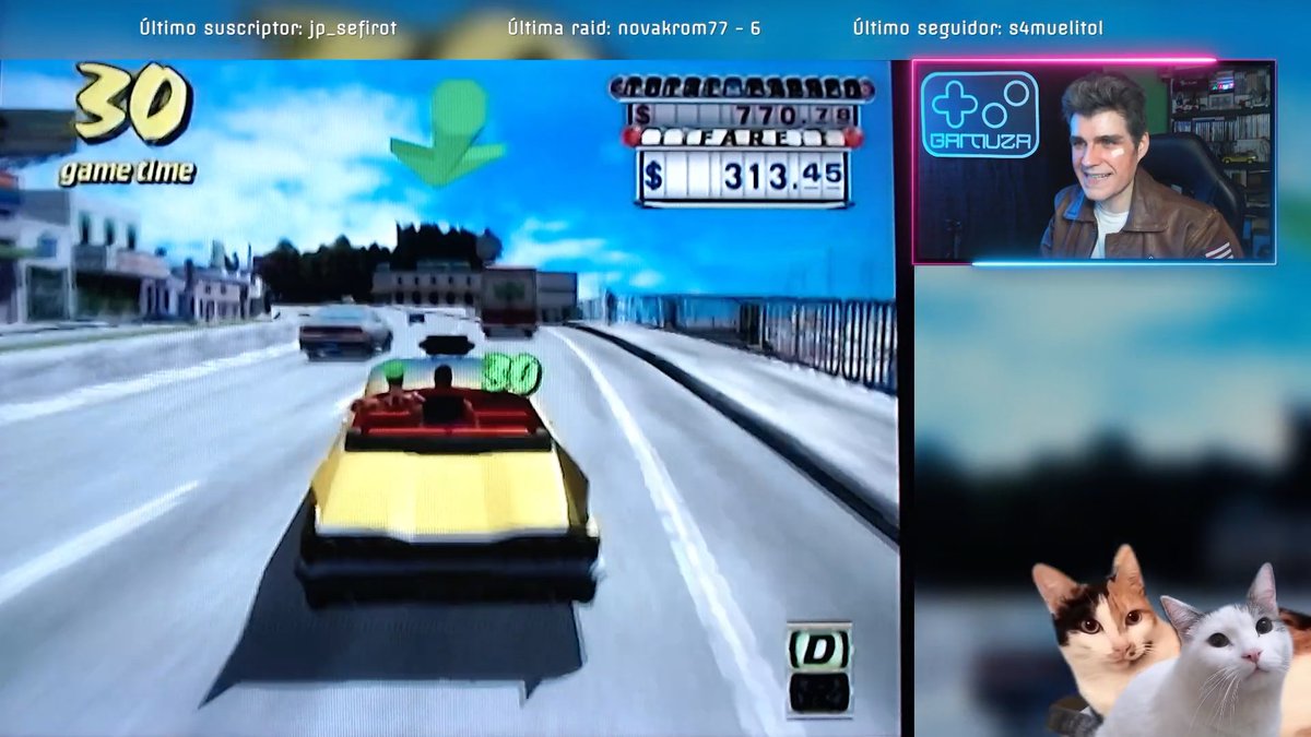 gamuzagaming's tweet photo. ¡Lo hemos pasando genial jugando a la Dreamcast! ¡Las peleas de #SoulCalibur, huir de la ballena con #SonicAdventure, revivir el #CrazyTaxi, o disfrutar de #Shenmue haciendo cosplay de Ryo! ¡Gracias por acompañarnos, gamuzinos! https://t.co/iEb90WdYw8