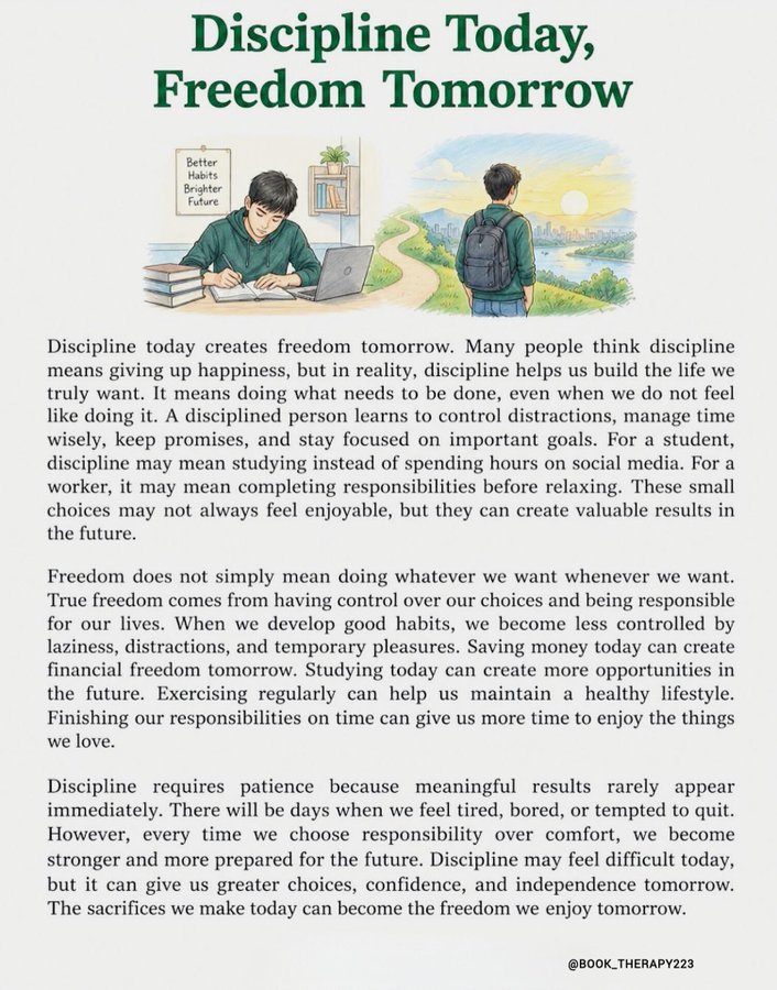 abdullahbaltis1's tweet photo. Discipline Today, Freedom Tomorrow https://t.co/q5kn1kyWPG