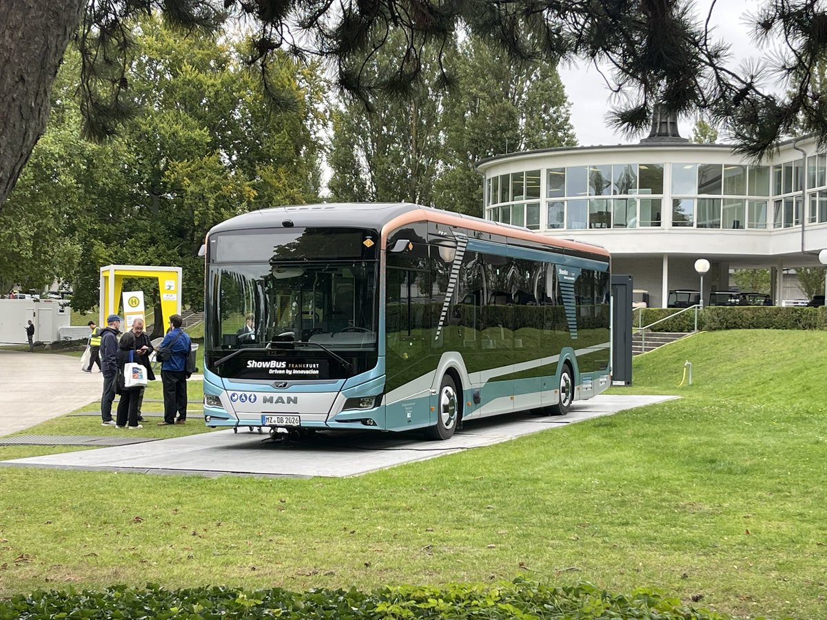 alexhornbyrail's tweet photo. Views from #InnoTrans: there was also some buses too; two buses in fact. One - an MAN single decker - had these rather nice interior concepts. https://t.co/oEJCBiPbqy
