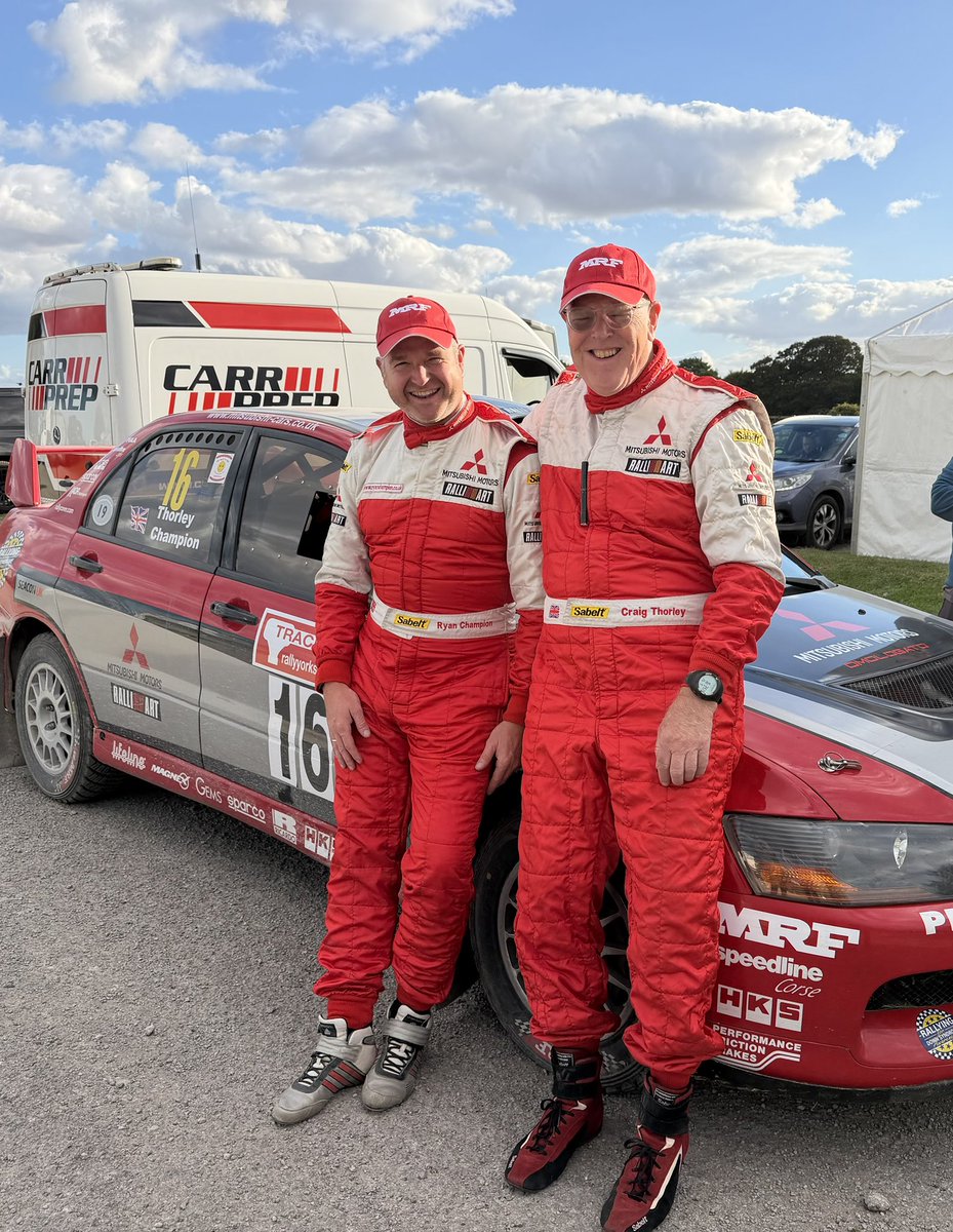 Ryan_Champion's tweet photo. Very special to drive the Yorkshire Forests once again on Trackrod Rally Yorkshire after five years away.

Took a bit of time to get back into it but got up to 7th o/a before the Evo got a bit hot and had to back off through the last two stages but pleased to take a class win. https://t.co/ajozmRknQP