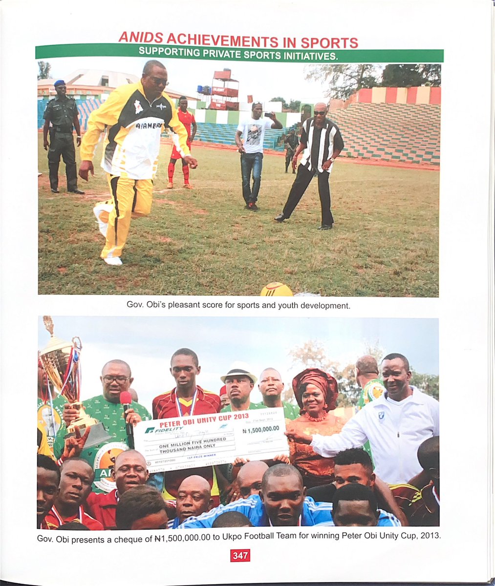 TimedFrank's tweet photo. @Owelle_Ikemba Thank you for campaigning for Peter Obi. We appreciate your contribution.

Now people who didn’t know he invested in sports in Anambra now know.

Vote for Peter Obi.

Vote for NDC. ✌🏻 https://t.co/5y4vUiZY0N