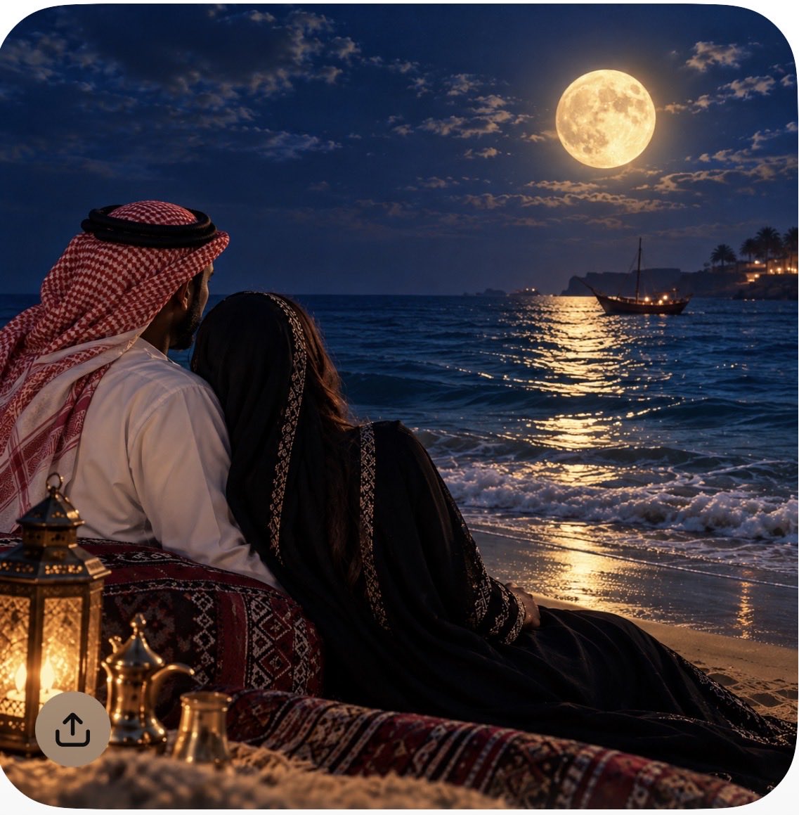 Samir_AlLail's tweet photo. ٢/٢

(هذا القمر)👩🏼‍🦰🌕

هذا القمر ضيّه
ماشفت انا زيّه
نور علينا الليل
شعشع وهج حيّه.

نسمات بحريّه
في الروحه والجيّه
حلو الكلام فتان 
والبسمه سحريه/

غنى البحر ليه
نغمه خليجيه 🎶
ضحكت ليالينا 
والفرحه ذي هيّه/

هذا القمر ضيّه🌕
ما شفت انا زيّه
نور علينا الليل
شعشع وهج حيّه

س.ل🖌️🪷 https://t.co/rMqe7XcTlO