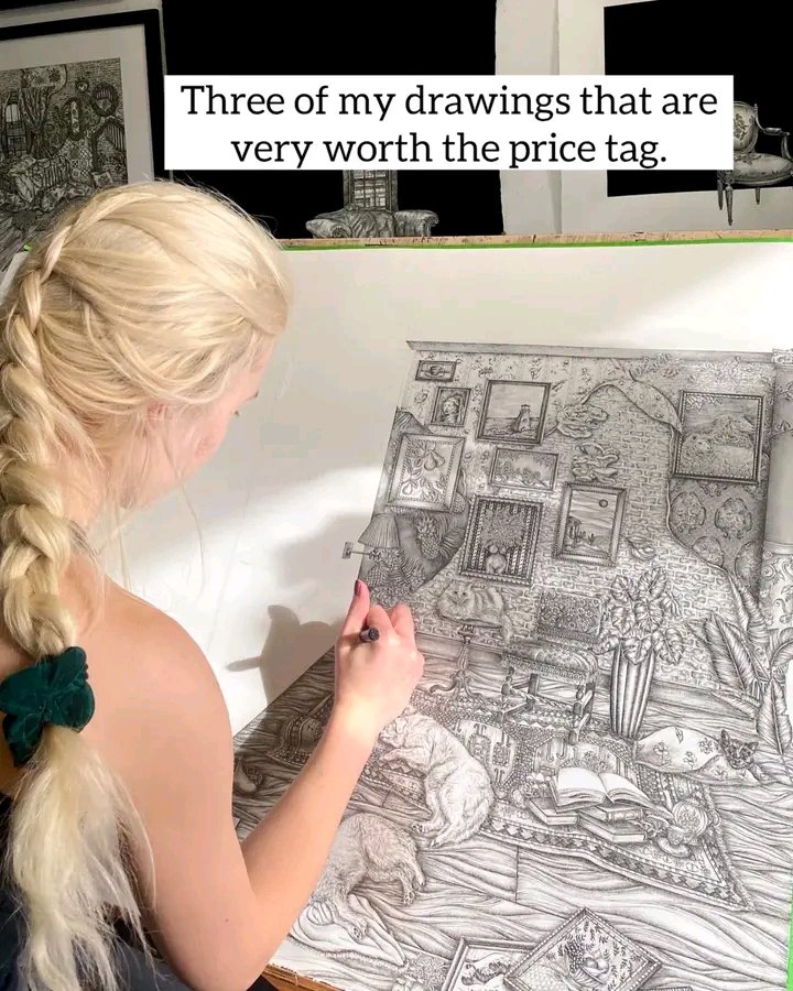 AnnaBanana62801's tweet photo. Three of my drawings that are very worth the price tag ❤️
I’m a professional fineliner artist from Ontario, Canada. I’ve been drawing for eight years now, since graduating from my BFA in 2018. I wouldn’t have it any other way.
#ArtistOnX #ArtWork #Drawing #FinelinerArt #InkDraw https://t.co/3Hx3Soh5Ce