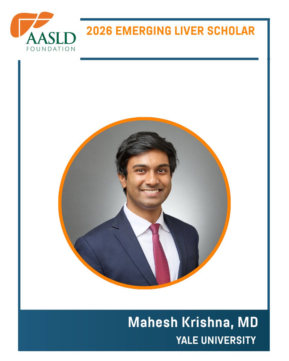 AASLDFoundation's tweet photo. 👏 🎉 Congratulations to Alexis J. Kim, MD; Mahesh Krishna, MD @mah3shkr1shna; Kaley Schwartz Levitt, MD; and Sienna D. Lila, MD, recipients of the #EmergingLiverScholar Award!

Meet this year’s award recipients: https://t.co/aUVuXkp7Ns https://t.co/EwQXXR6i8p
