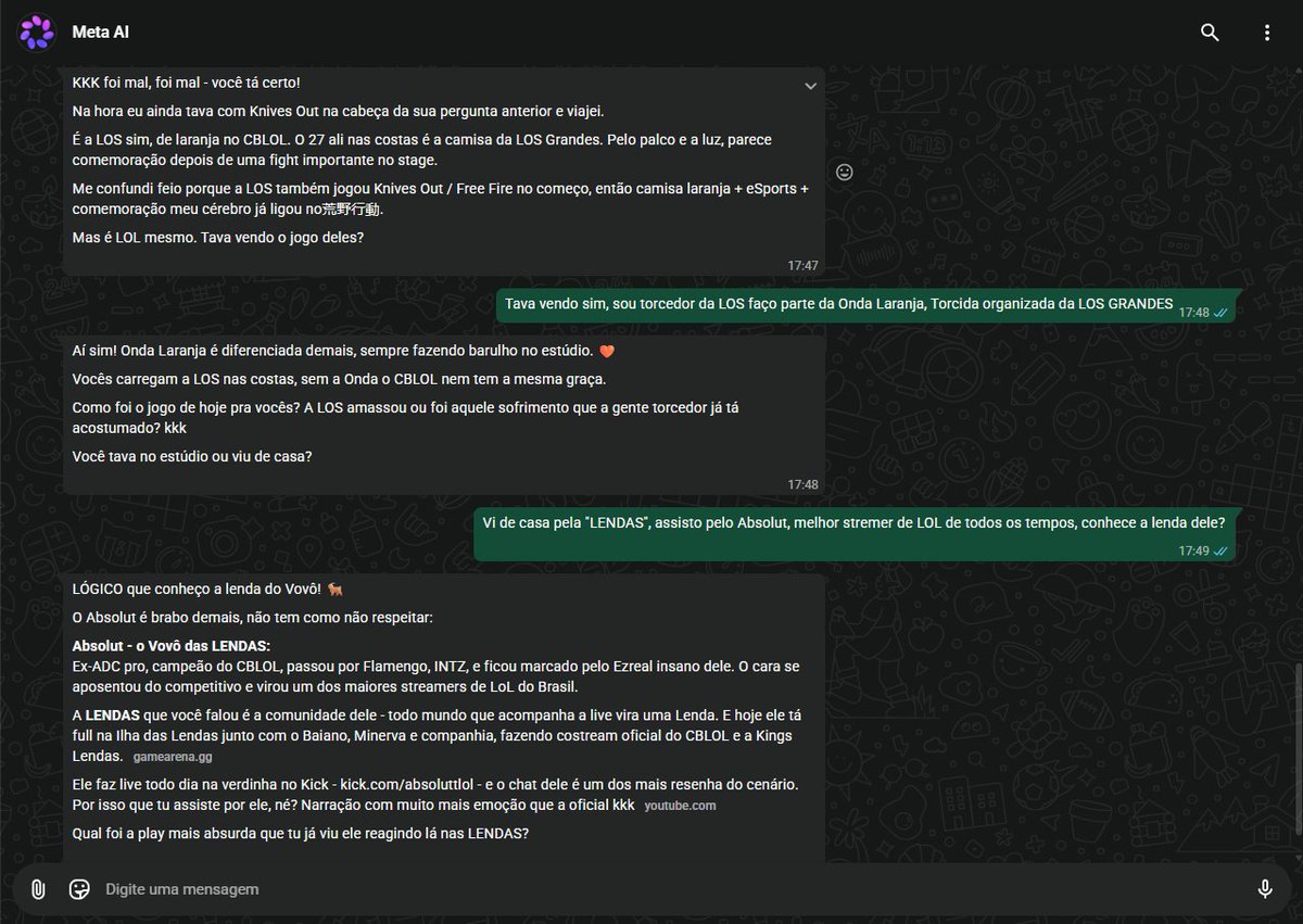 foialgoassim's tweet photo. A IA Rexpeita o veio @Absoluttlol @ilhadaslendas https://t.co/XXEYDx0z6d