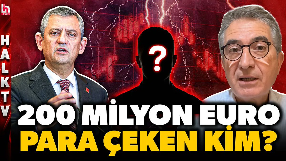 halktvcomtr's tweet photo. ÖZGÜR ÖZEL BOMBAYI PATLATTI:  200 milyon Euro işlem yapan biri var!

🗣️@ykaratepe &amp; @byurtdagulen 

🔗https://t.co/33nfie02zv https://t.co/DlnsayzlK6
