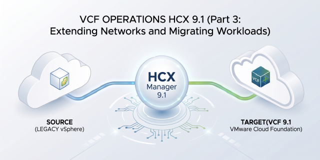 DonLowYH's tweet photo. The Complete Guide to Workload Mobility with VMware Cloud Foundation Operations HCX 9.1 (Part 3: Extending Networks and Migrating Workloads) https://t.co/Lvdm25MHoi https://t.co/5gV4HHmlez