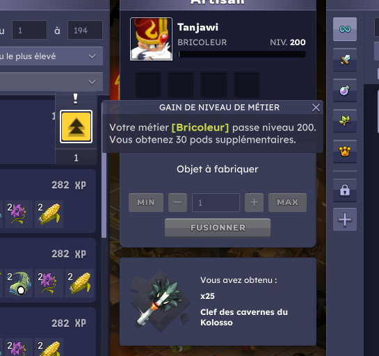 PoorNewbi3's tweet photo. Je pense que je peux dire que j ai passé un bon weekend sur Dofus. toute la team 199, full stuff sauf les trophees, parcho 75, un autre métier 200, le DDG à +70% le Dofus Pourpre en poche, +40m de Kamas cash et une valeur estimée des ressources et du stuff a plus de 250m 
#Dofus https://t.co/SQtShqVj96