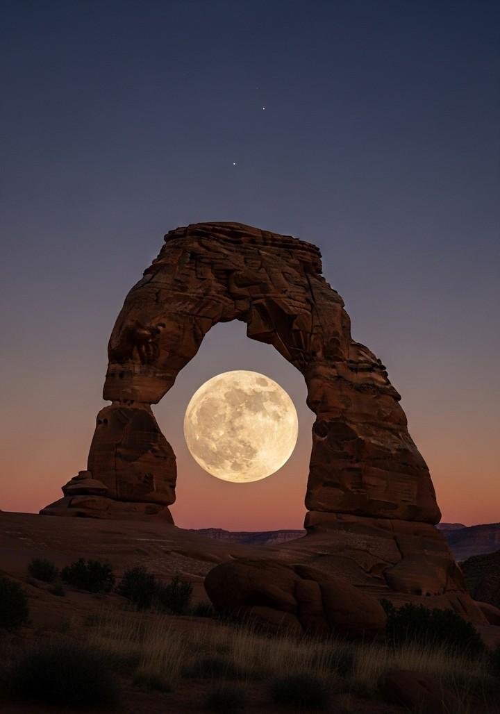 NaturalEye78321's tweet photo. The moon really knows how to make an entrance. https://t.co/JJP7ZQuk8I