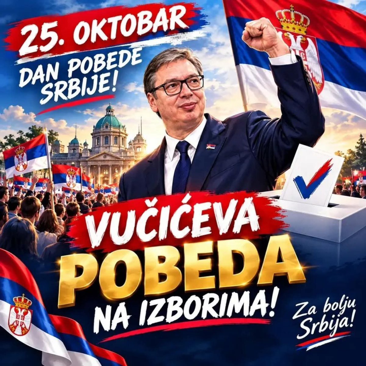 JustAddCream88's tweet photo. 🇷🇸Hvala za sve i živela Srbija!🇷🇸
Spremamo se za nove pobede! https://t.co/6CHyT5t0wp