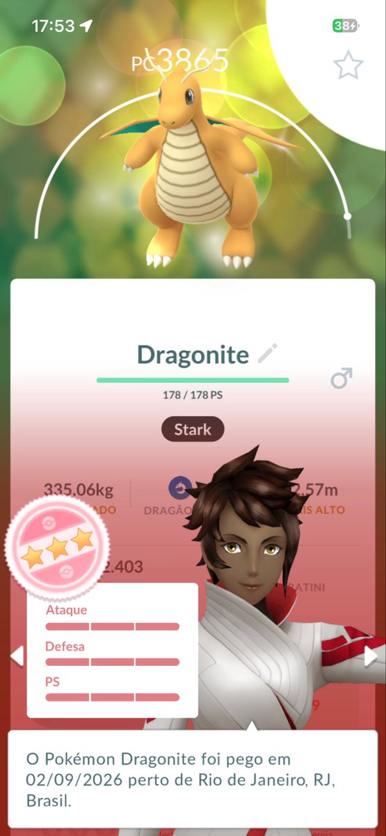 JuyekerStark's tweet photo. Mais alto e 100% 🤌🏻

#Pokémon 
#pokemongo https://t.co/DY0gezu6rt