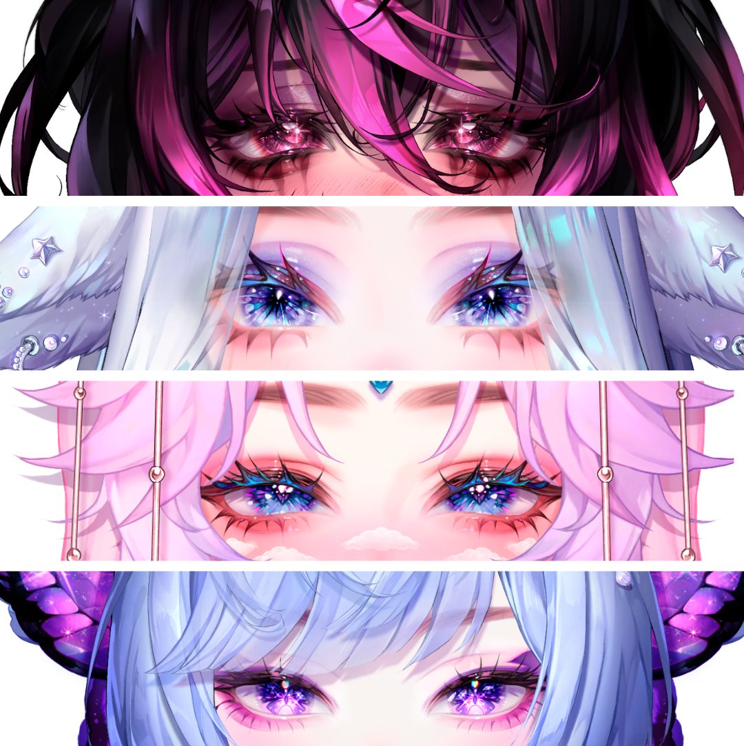 Red_Corl's tweet photo. Some of my favorite eye renders lately 💗
VTuber artists, come show me yours too ✨ https://t.co/Ln8dvGb8HL
